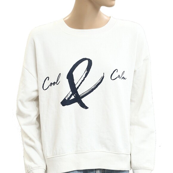 El Corte Inglés Southern Cotton Printed Sweatshirt Top Long Sleeve M New 283721 - Picture 7 of 9